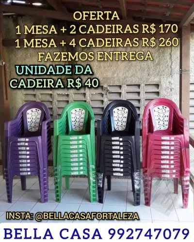CADEIRA DE PLASTICO