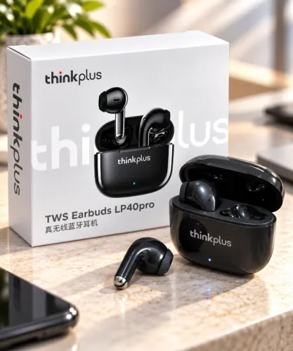 Fone Bluetooth Lenovo LP40 Pro Original Preto