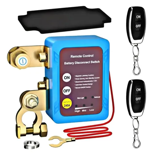 Interropitor carga de Bateria com Controle remoto Serve como Segredo para seu carro