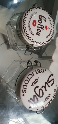 Potes hermético vidro