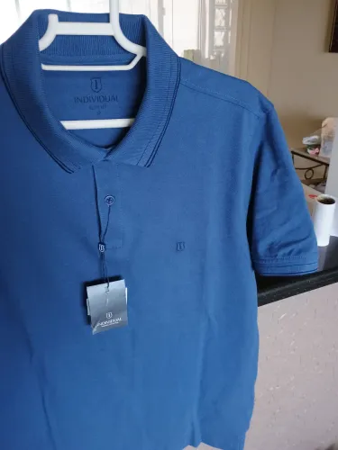 Camisa polo marca individual nova e original