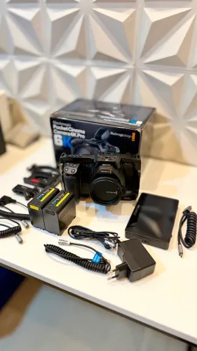 Câmera blackmagic 6k pro kit completo