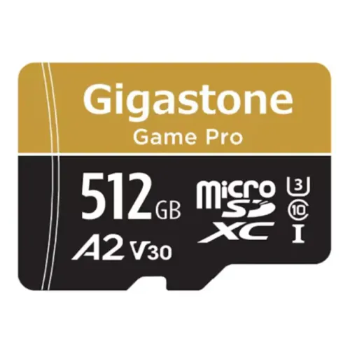 Cartão Microsd Gigastone Game Pro 512gb | 100mb/s_80mb/s