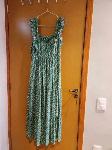 Vestido longo estampado