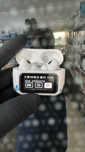 Fone de ouvido sem fio bluetooth com display várias funções 