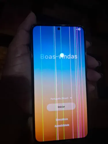 Celular S22 funcionando