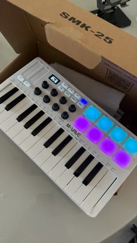 Teclado Controlador Midi Mave 25