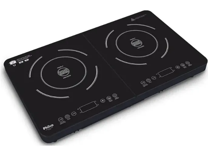 Fogão de Indução Portátil 2 Bocas Philco (220V)