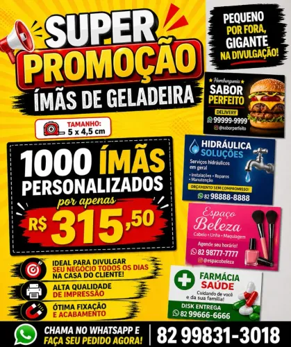 Ímas de geladeira 