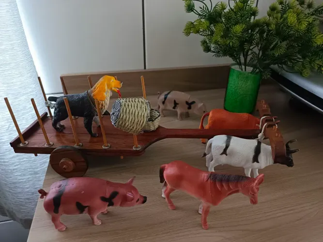 Miniatura carro de boi