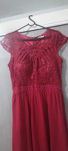 Vestido de festa - cor marsala