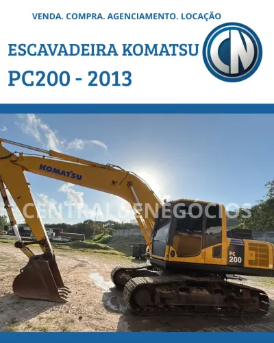ESCAVADEIRA PC200- 2013 KOMAT?SU