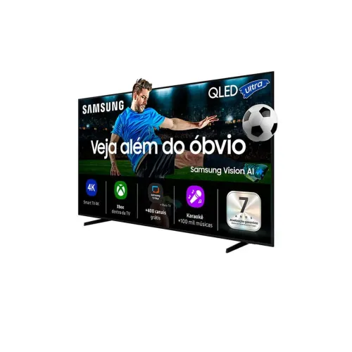 Smart tv Samsung Vision AI TV 65" QLED Q7F 4K 2025 Preto nova C/Nota 