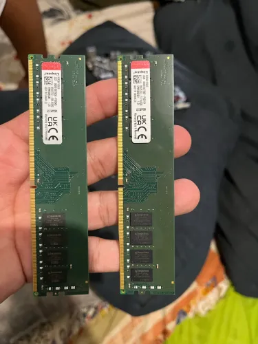 Memória RAM Kingston 8GB DDR4 2666MHz 2 pentes totalizando 16gb