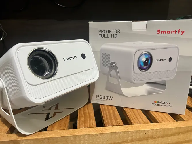Projetor Full HD Smartfy PG03W Branco