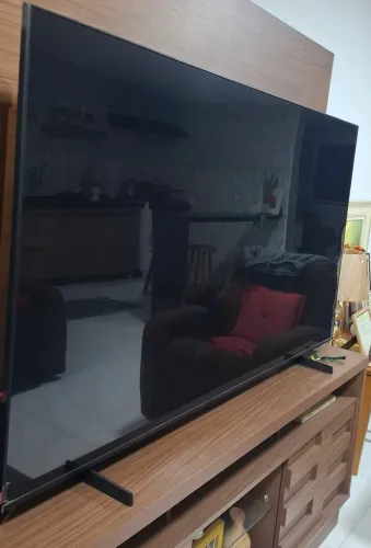 Samsung Crystal UHD 65" 4K UN65DU7700GXZD - Tela Danificada - Para Peças