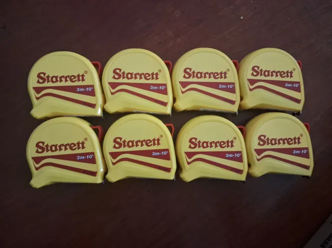 Kit 8 Trenas Starrett 3 Metros / 10 Pés