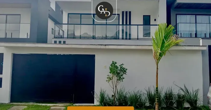 CASA ALTO PADRÃO RECÉM CONSTRUÍDA COM 4 SUITES 215 M2 EM VARGEM PEQUENA