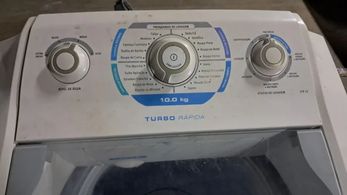 Máquina de lavar 10 kg Eletrolux 220V
