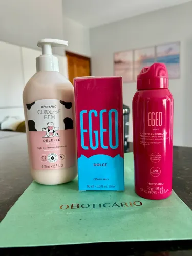 creme e perfume O Boticário
