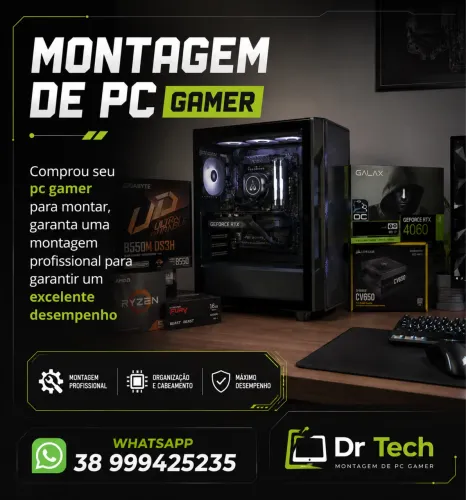 Montagem e limpeza 