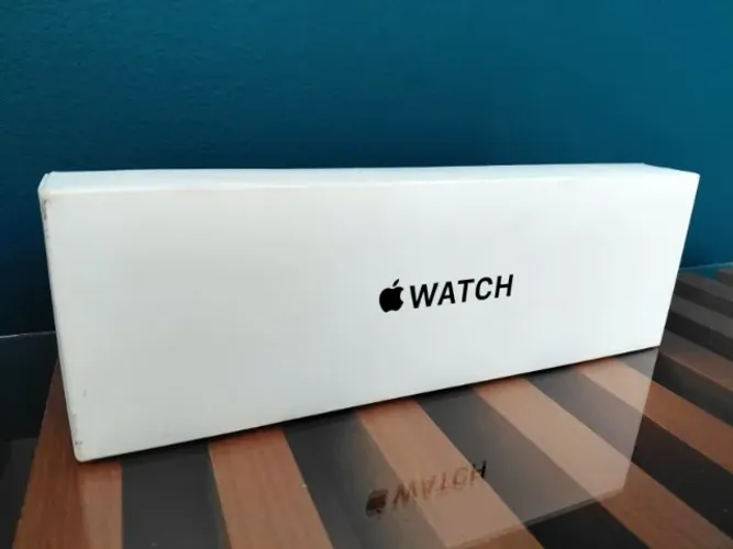 Apple Watch SE (2ª Geração) GPS 44 mm, Midnight, novo e lacrado