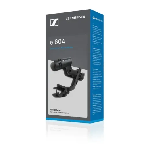 Microfone Sennheiser E 604 P/ Bateria/percussão