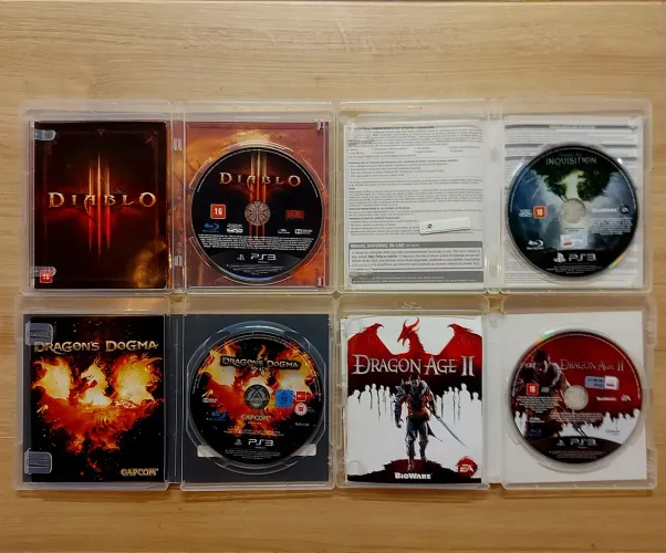 Lote jogos Dragon Age ps3