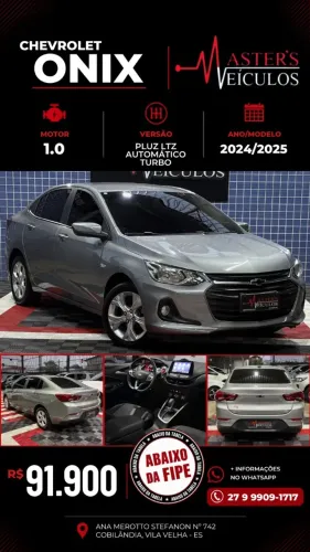Chevrolet Onix Plus LTZ 1.0 12V TB Flex Aut. 4P 2025