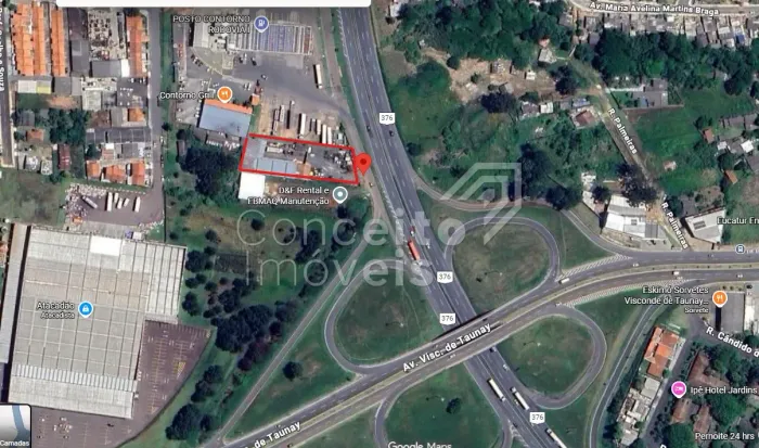 Terreno com 2.000m² e Barracão com 400m² - Cará- Cará