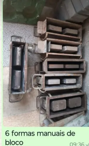 Kit formas manuais de fabricar artefatos de concreto. Ótimo oportunidade de renda?