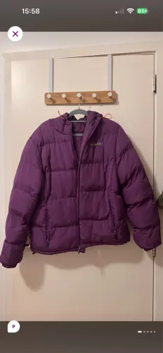 casaco nylon inverno baw clothing roxo