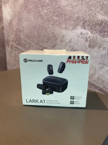 microfone sem fio Hollyland Lark A1 oferece transmissão digital de 2.4GHz