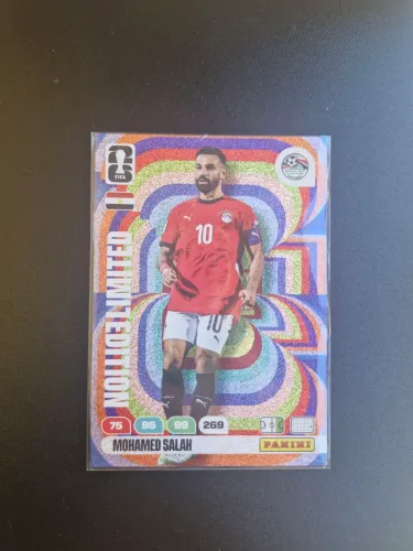 Card Mohamed Salah Limited Edition Europeu - Adrenalyn Panini Copa 2026