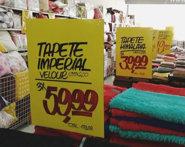 CARTAZES DE LOJA