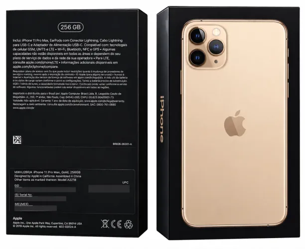 Caixa iPhone 11 Pro Max original