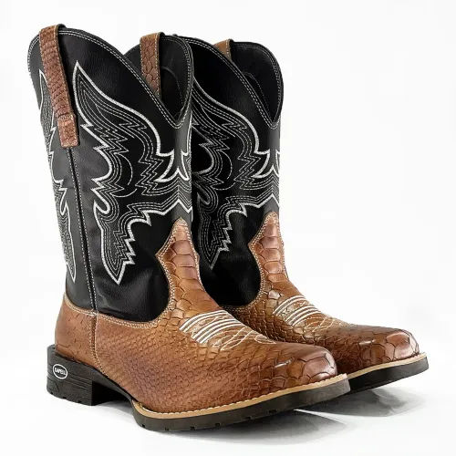 Bota Texana Masculina Country Premium - Estilo, Força e Personalidade