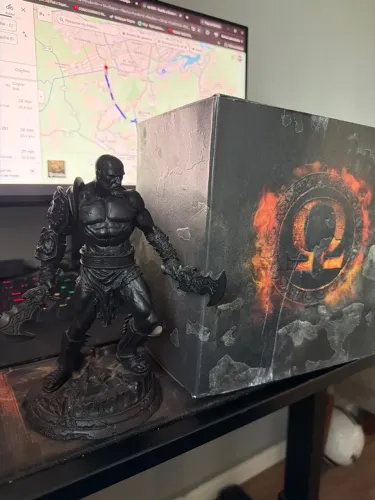 estátua do Kratos Ps3 - colecionador