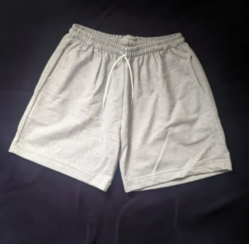 Shorts Moletom Liso Streetwear Tecido Premium