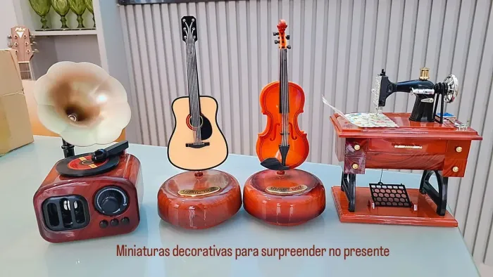 Miniaturas decorativa para presente 