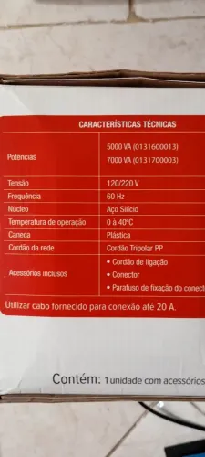 Conversor de voltagem 110 para 220
