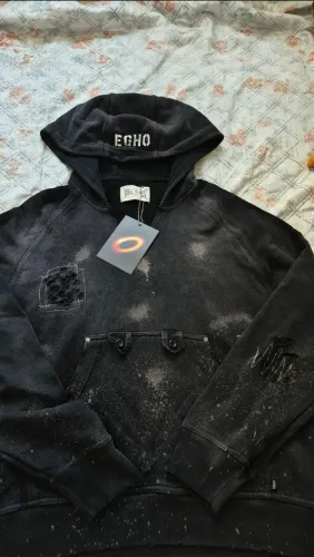 Moletom Egho Studios Void Dirty Black