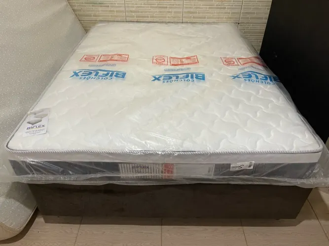 CAMA BOX CASAL MOLAS ENSACADAS BIFLEX IBIZA