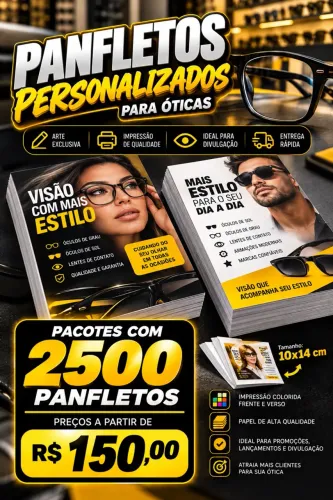 Panfletos para Óticas
