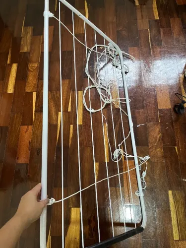 Varal de teto branco