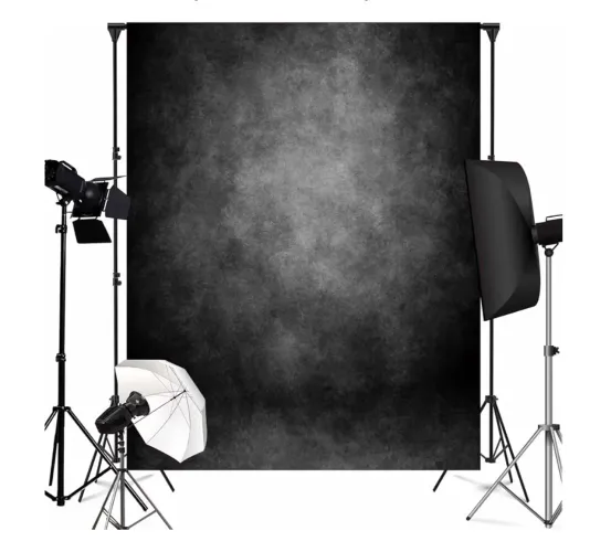 Pano de Fundo Fotográfico Preto/Cinza 2,4x3m - Estado de Novo
