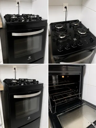 Fogão Electrolux 4 Bocas Vidro Temperado - Ótimo Estado