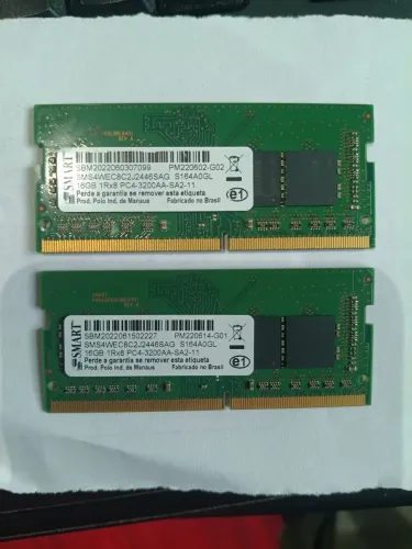 Vendo memórias DDR4 32GB (2x16) Smart frequência 3200AA