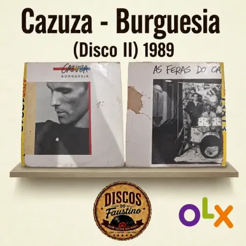 Cazuza - Burguesia II (1989) LP Vinil | Último Disco em Vida | Discos do Faustino