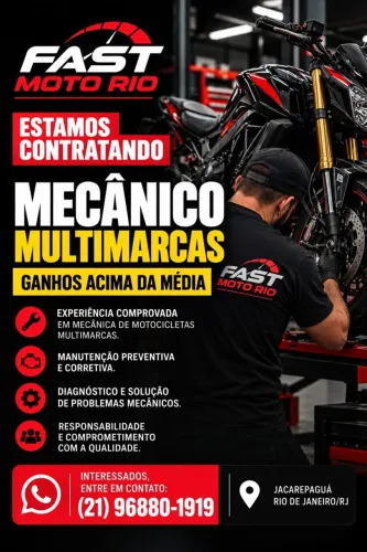Mecânico de Motos de Médio a Alta Cilindrada 